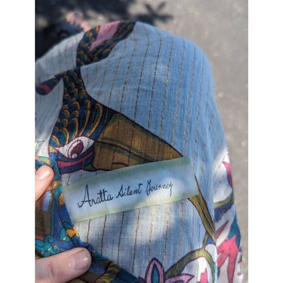 Aratta Silent Journey Fields of Happiness Boho Tasseled Kimono - Picture 10 of 12